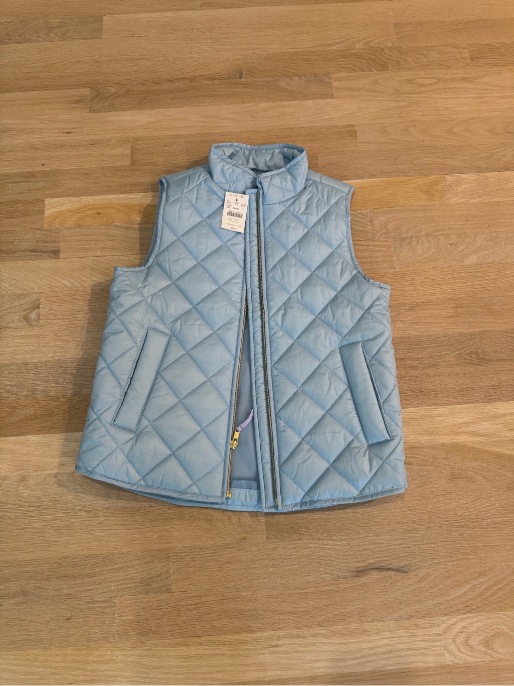 Crewcuts Light Blue Quilted Vest